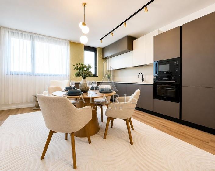 Apartament cu 2 camere semidecomandat, mobilat în Take Ionescu