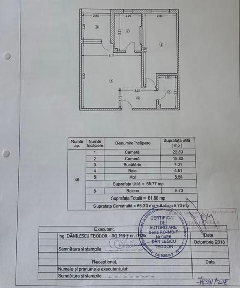 Apartament cu 2 camere semidecomandat în Mihai Bravu