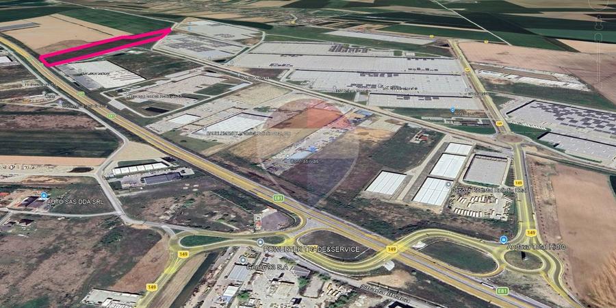 Teren Construcții intravilan de 93000 mp, în Bolintin-Deal