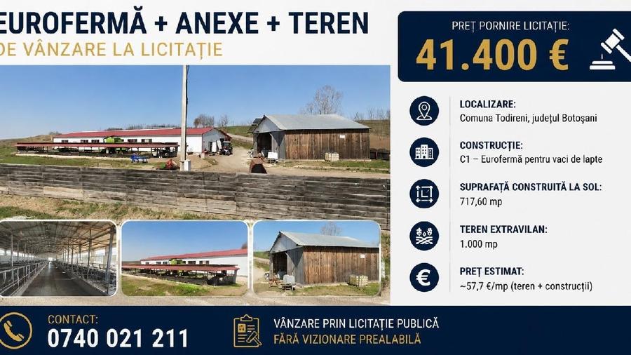 Spațiu industrial, de 717 mp, în Todireni