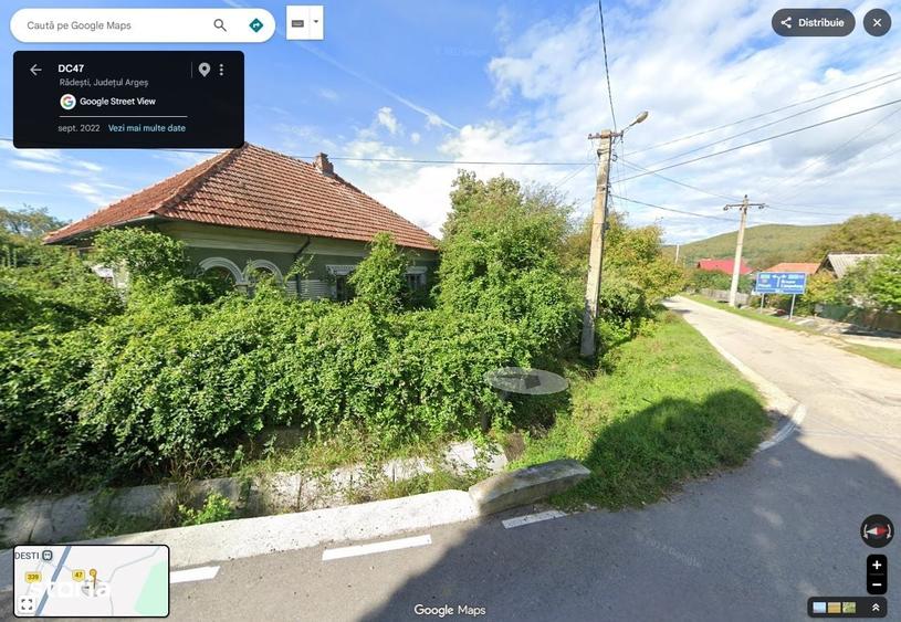 Casă cu 3 camere în Rădești