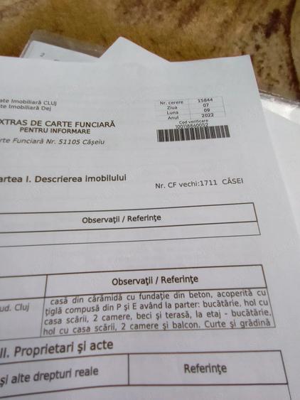 Casă cu 2 camere cu Teren 392 Mp în Rugășești