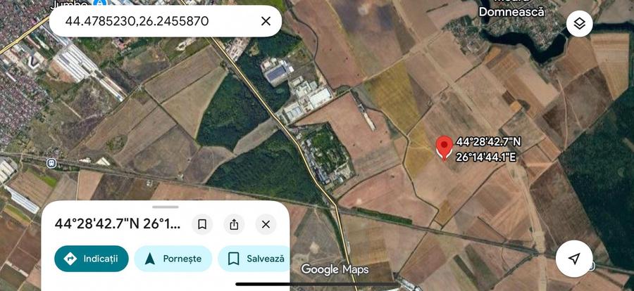 Teren de 25000 mp, în Nord