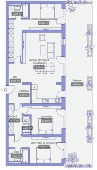 Apartament cu 4 camere decomandat, mobilat în Vest