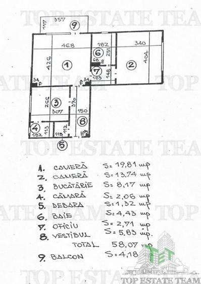 Apartament cu 2 camere semidecomandat, mobilat în Baicului