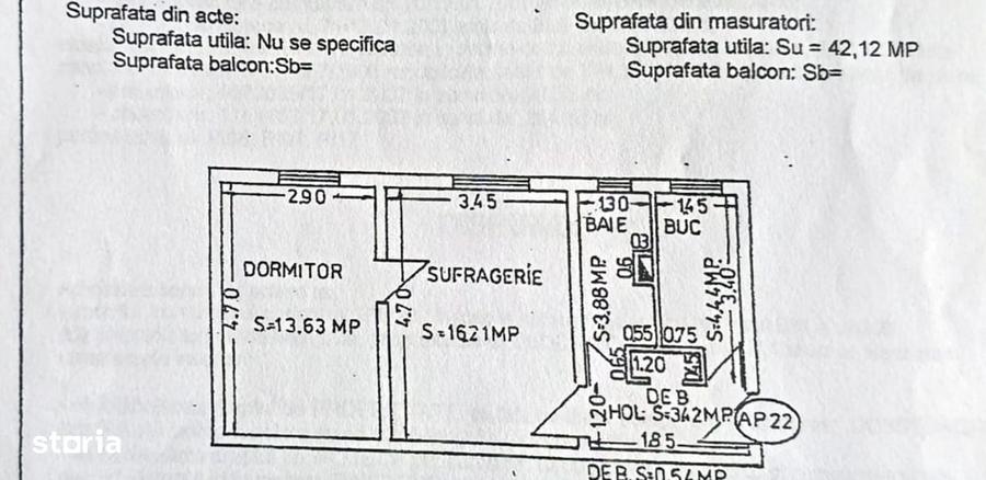 Apartament cu 2 camere în Central