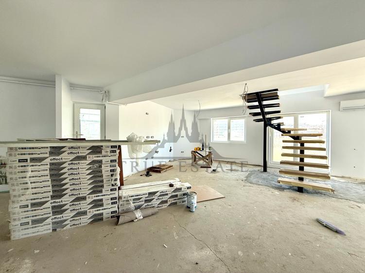 Penthouse cu 5 camere decomandat, mobilat în Timpuri Noi