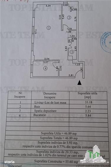 Apartament cu 2 camere semidecomandat, mobilat în Barieră
