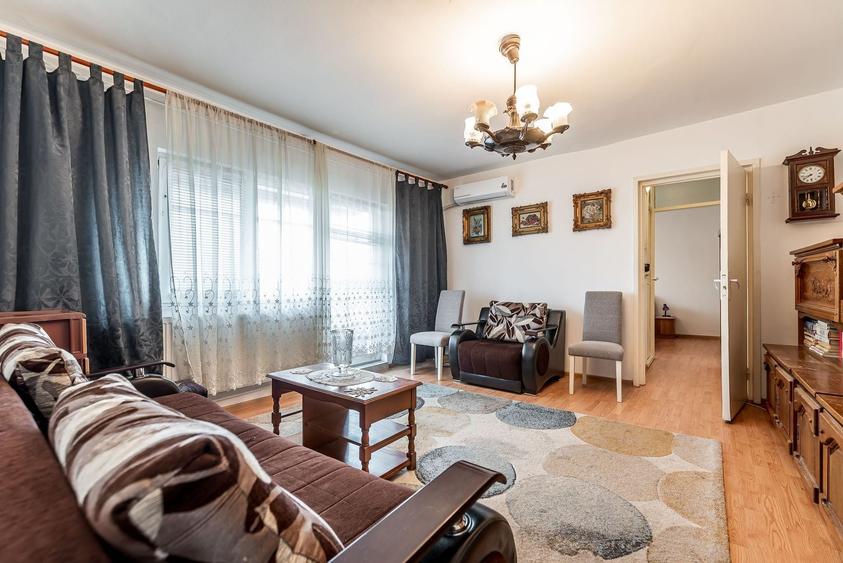 Apartament cu 2 camere semidecomandat, mobilat în 6 Vânători