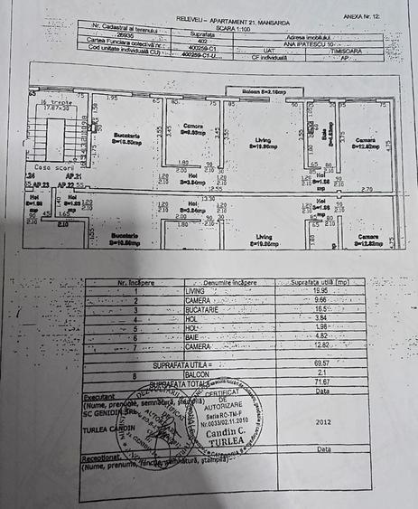 Apartament 3 Camere, Zona Dambovita, Mobilat si Utilat Complet, 3 Dormitoare - 12