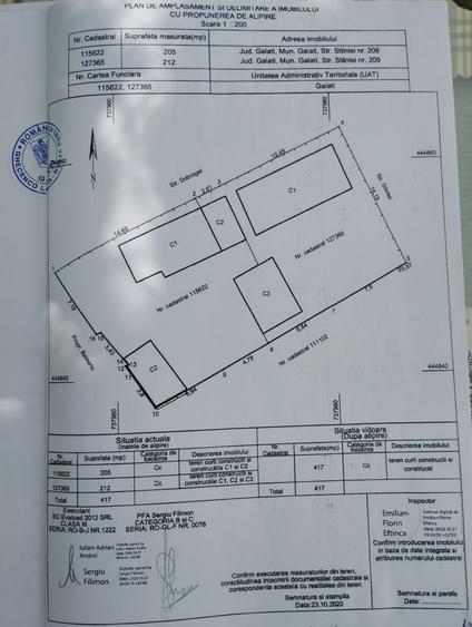 Teren de 417 mp, în Central
