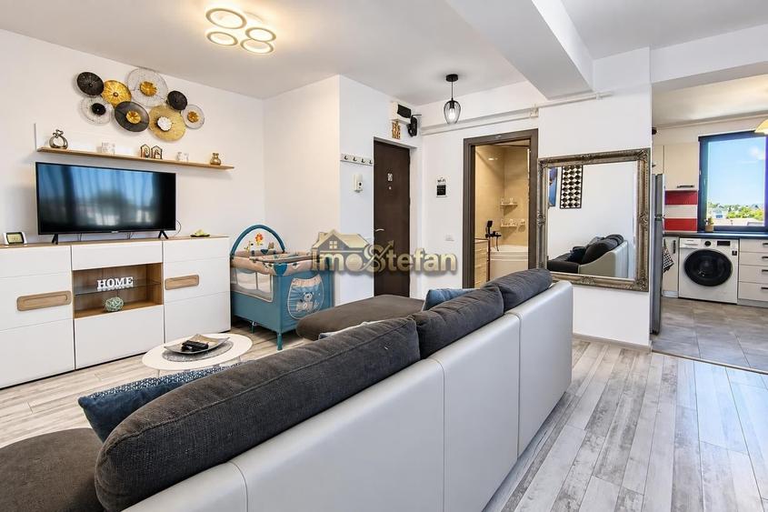 Apartament cu 2 camere semidecomandat în Năvodari