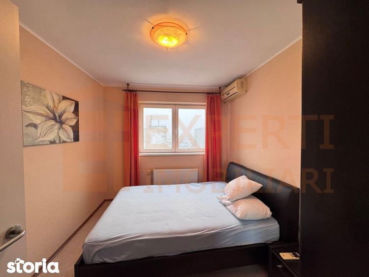 Apartament cu 3 camere decomandat, mobilat în Central