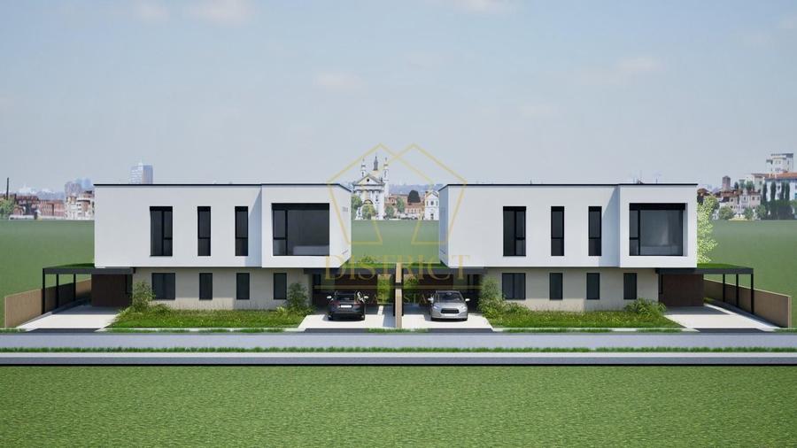 Duplex cu 4 camere cu Canalizare în Dumbrăvița