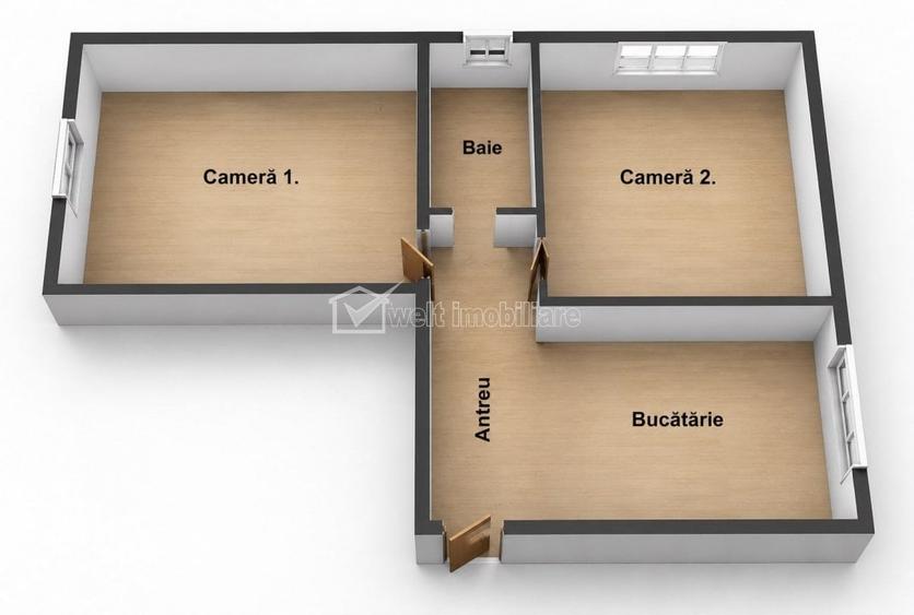 Apartament decomandat, etaj 3/4, Intre Lacuri - 6