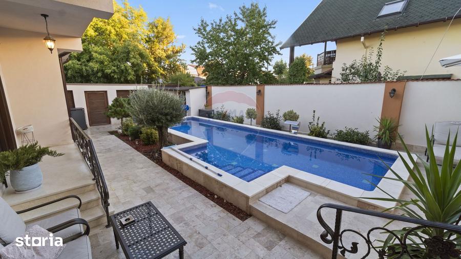 Casă cu 4 camere cu Piscina în Bucureștii Noi