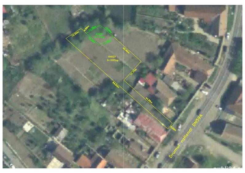 Teren de 1226 mp, în Săcălaz
