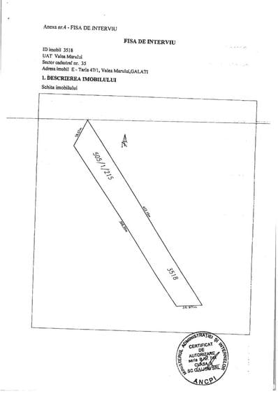 Teren de 14900 mp, în Valea Mărului