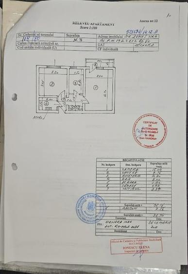 Apartament cu 2 camere decomandat, mobilat în 1 Decembrie 1918
