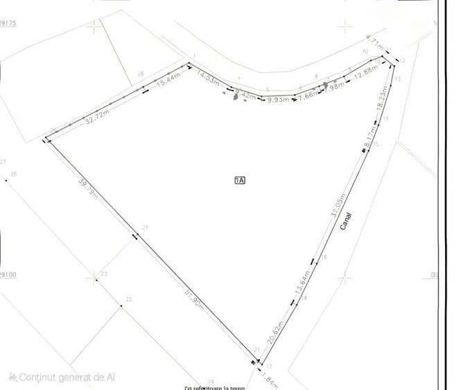 Teren Construcții intravilan de 4830 mp, în Unirea