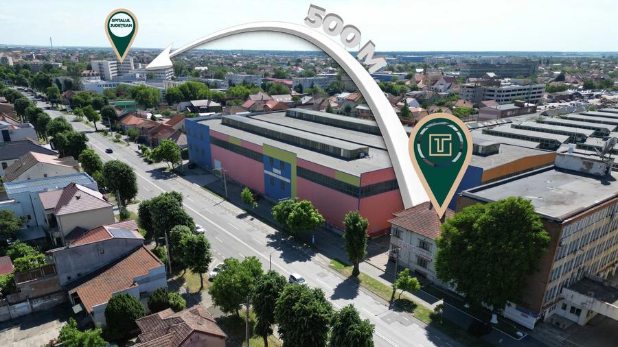 Birou, de 393 mp, în UTA