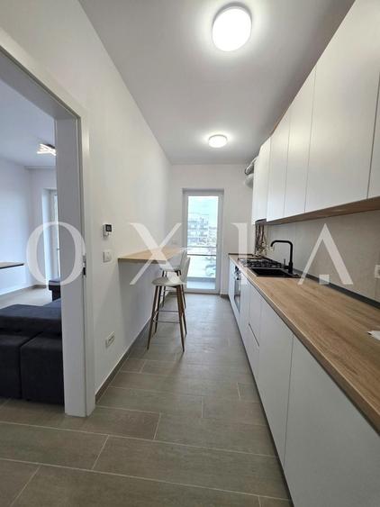 Apartament cu 2 camere semidecomandat, mobilat în Giroc