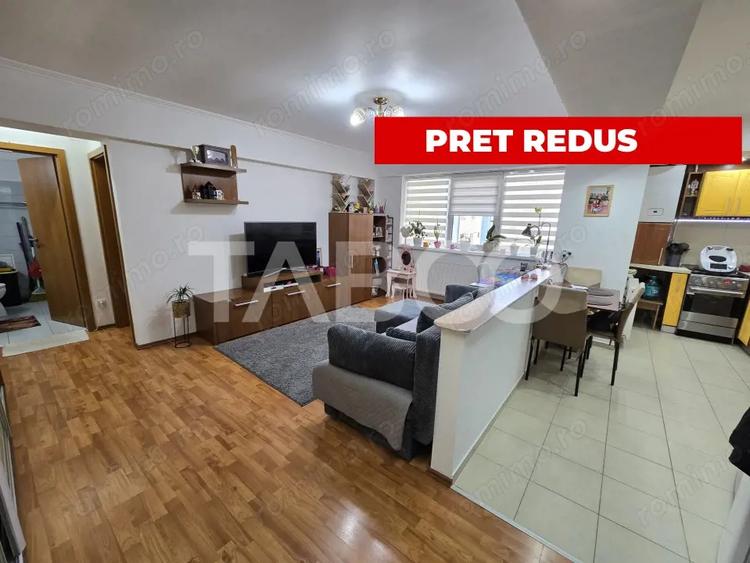 Apartament cu 2 camere semidecomandat, mobilat în Turnișor