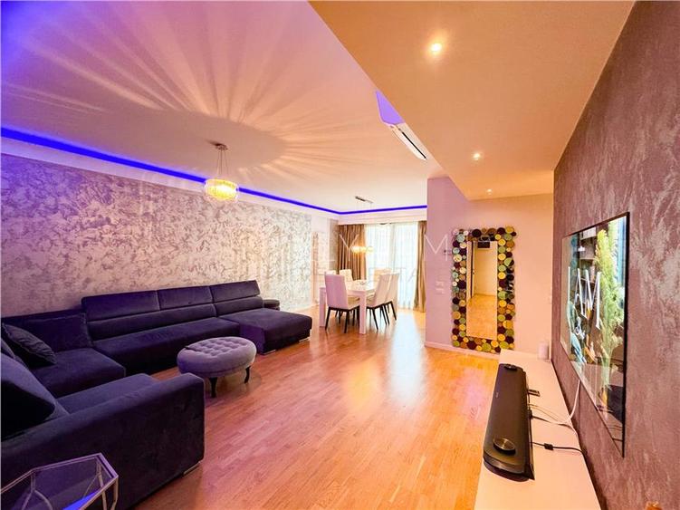 Apartament cu 4 camere semidecomandat, mobilat în Herăstrău