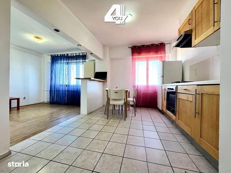 Apartament cu 2 camere semidecomandat în Intim