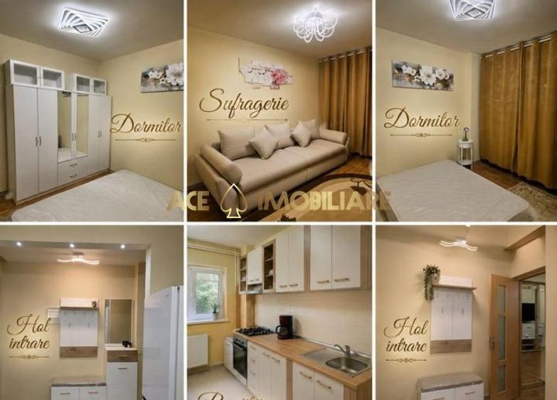 Apartament cu 2 camere semidecomandat, mobilat în Timpuri Noi