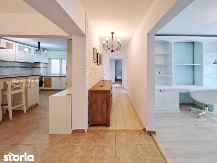 Apartament cu 3 camere, mobilat în Romană