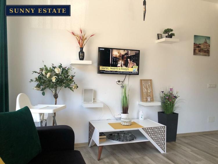 Apartament cu 2 camere semidecomandat, mobilat în Central