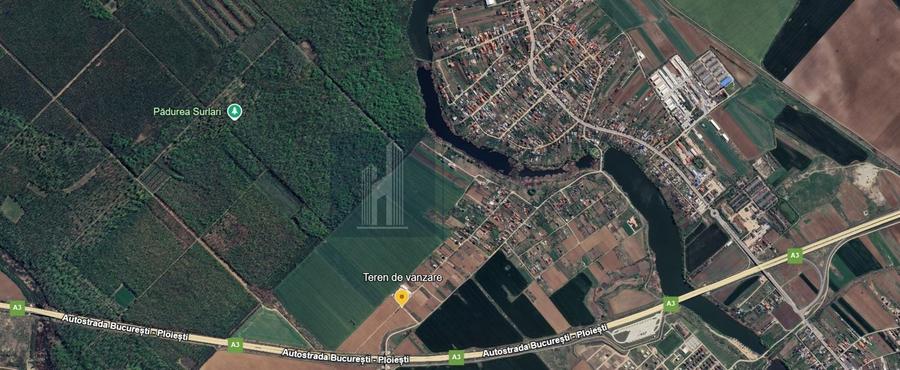 Teren agricol extravilan de 2095 mp, în Moara Vlăsiei