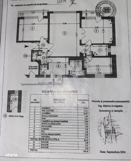 Apartament cu 4 camere semidecomandat în Universitate