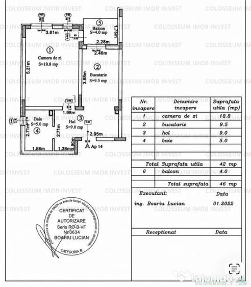 Apartament cu 2 camere decomandat, mobilat în Sânpetru