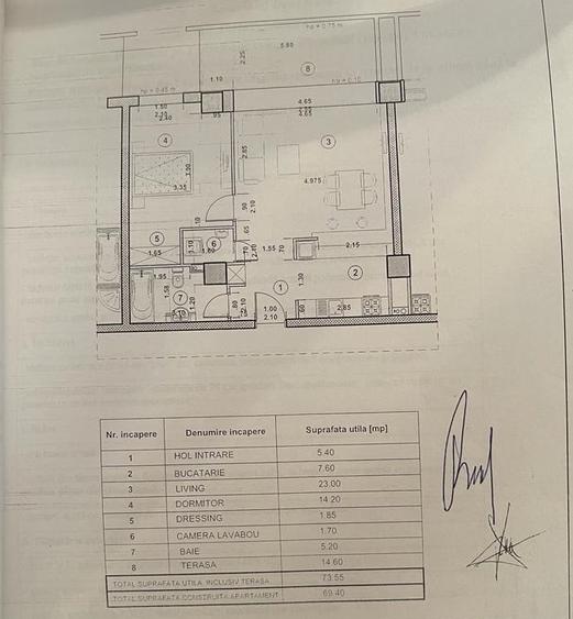 Apartament cu 2 camere semidecomandat, mobilat în Pajura