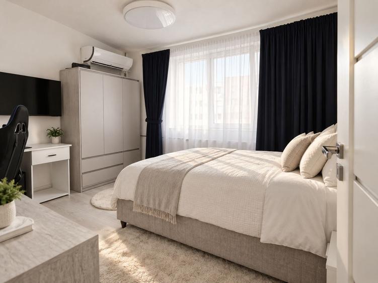 Apartament cu 2 camere decomandat în Exterior Vest