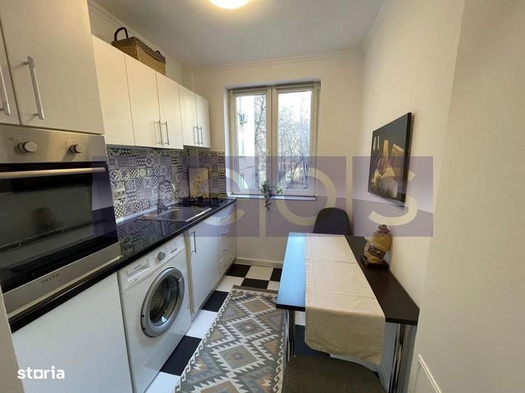 Apartament cu 2 camere semidecomandat, mobilat în Romană