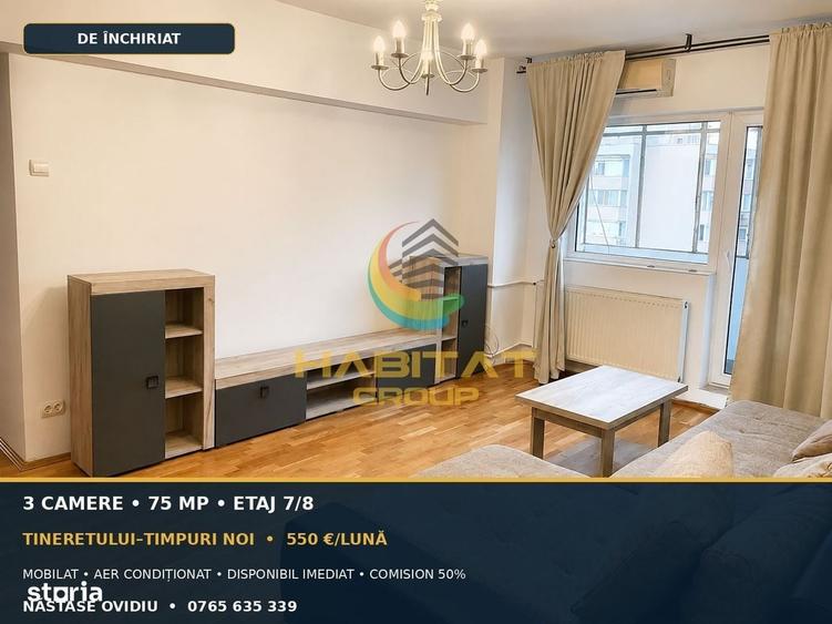 Apartament 3 Camere de Inchiriat TineretuluiTimpuri Noi ! - 2