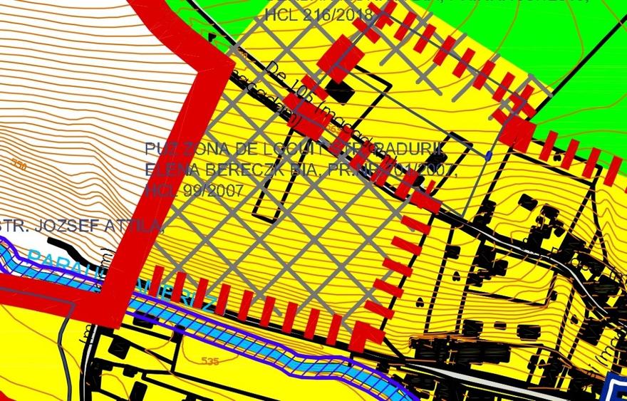 Teren Construcții extravilan de 860 mp, în Simeria