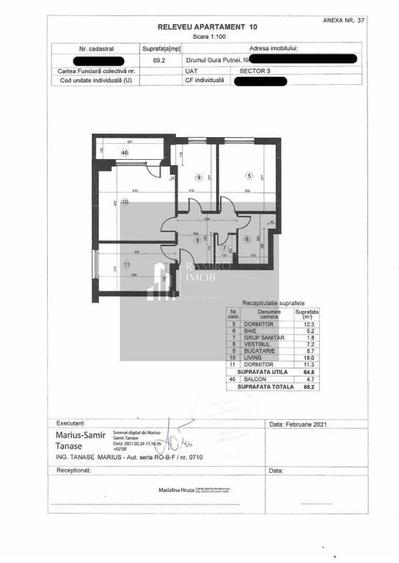 Apartament 3 camere, Pallady, mobilat-utilat lux, parcare... - 11