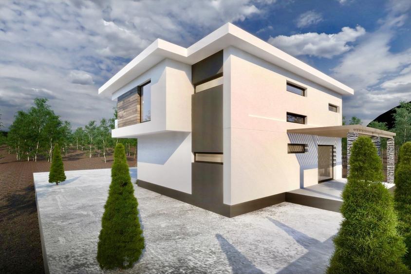 Casă individuală cu 4 camere cu Canalizare în Corbeanca