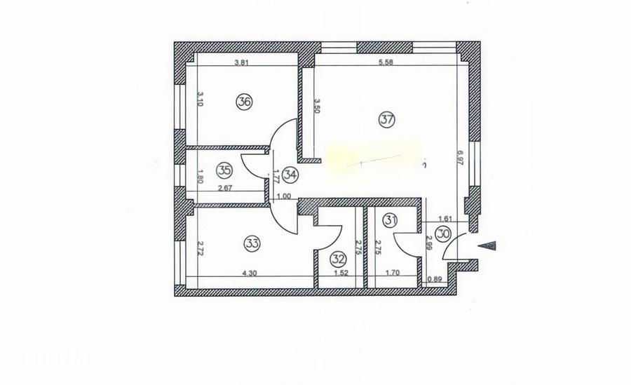 Apartament cu 3 camere în Șcheia