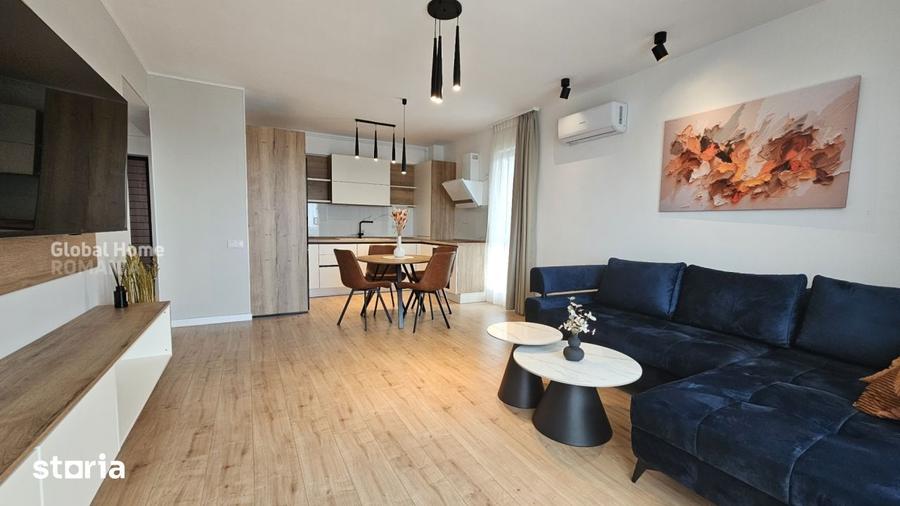 Apartament cu 2 camere decomandat, mobilat în Tunari