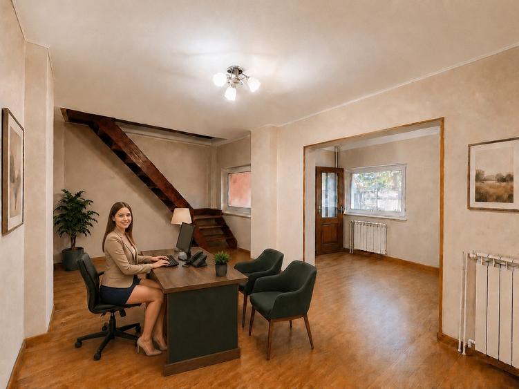 Casă individuală cu 5 camere cu Canalizare în Bucur Obor