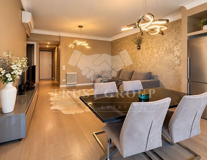Apartament cu 2 camere semidecomandat, mobilat în Herăstrău