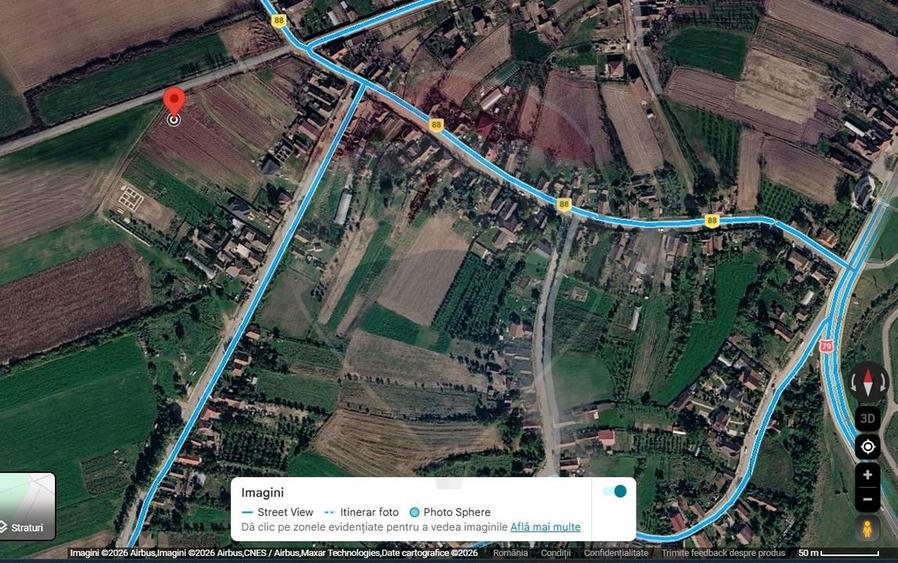 Teren Construcții intravilan de 3543 mp, în Gepiu
