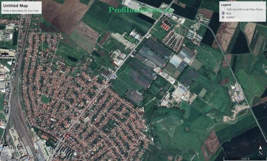 Teren Construcții intravilan de 1500 mp, în Grădiște