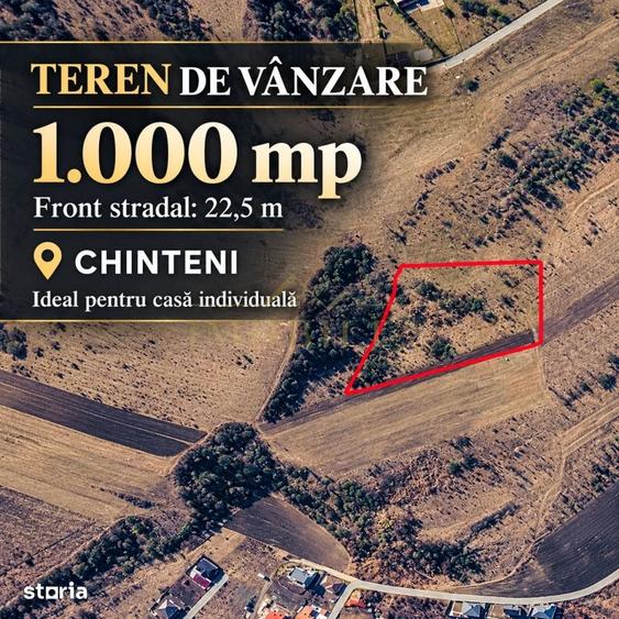 Teren de 1000 mp, în Chinteni
