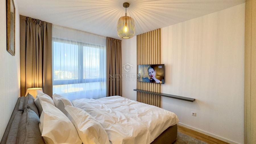 Apartament cu 2 camere semidecomandat, mobilat în Între Lacuri